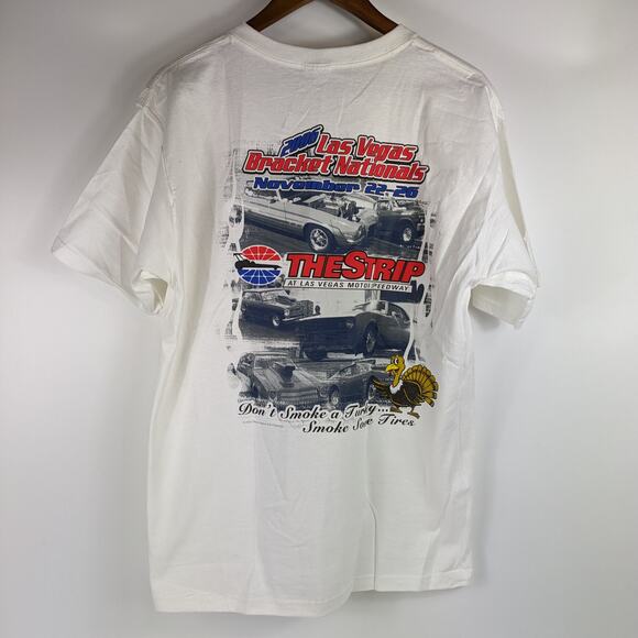 2006 Y2K Las Vegas Mens Lrg Drag Race Bracket Nationals The Strip Racing T-Shirt - Picture 1 of 8